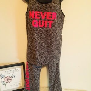 Under Control Fashion and Sexy Womens Plus Size Workout Set♥️